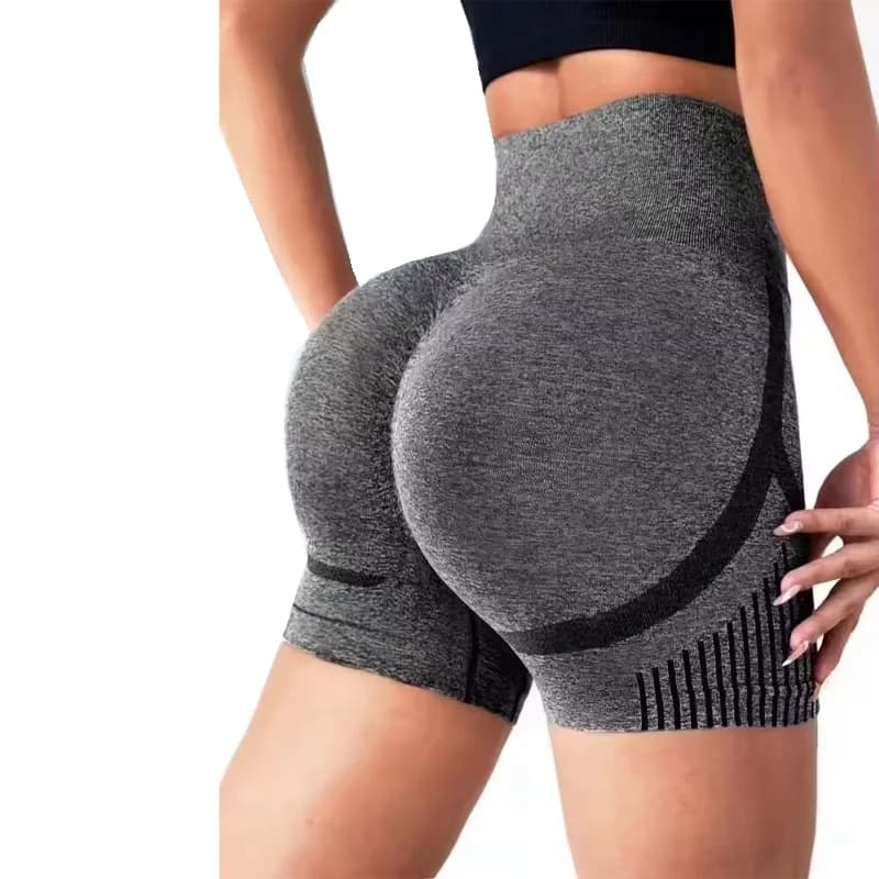 Femmes Yoga Shorts taille haute Shorts d'entraînement Fitness Yoga ascenseur bout à bout Fitness dam