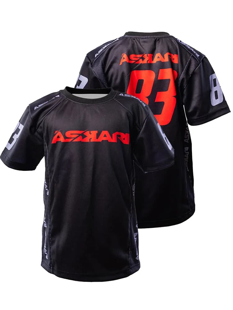 Maillot de boxe pour hommes, sport de plein air, Askari 83, T-shirt à manches courtes, respirant, vê