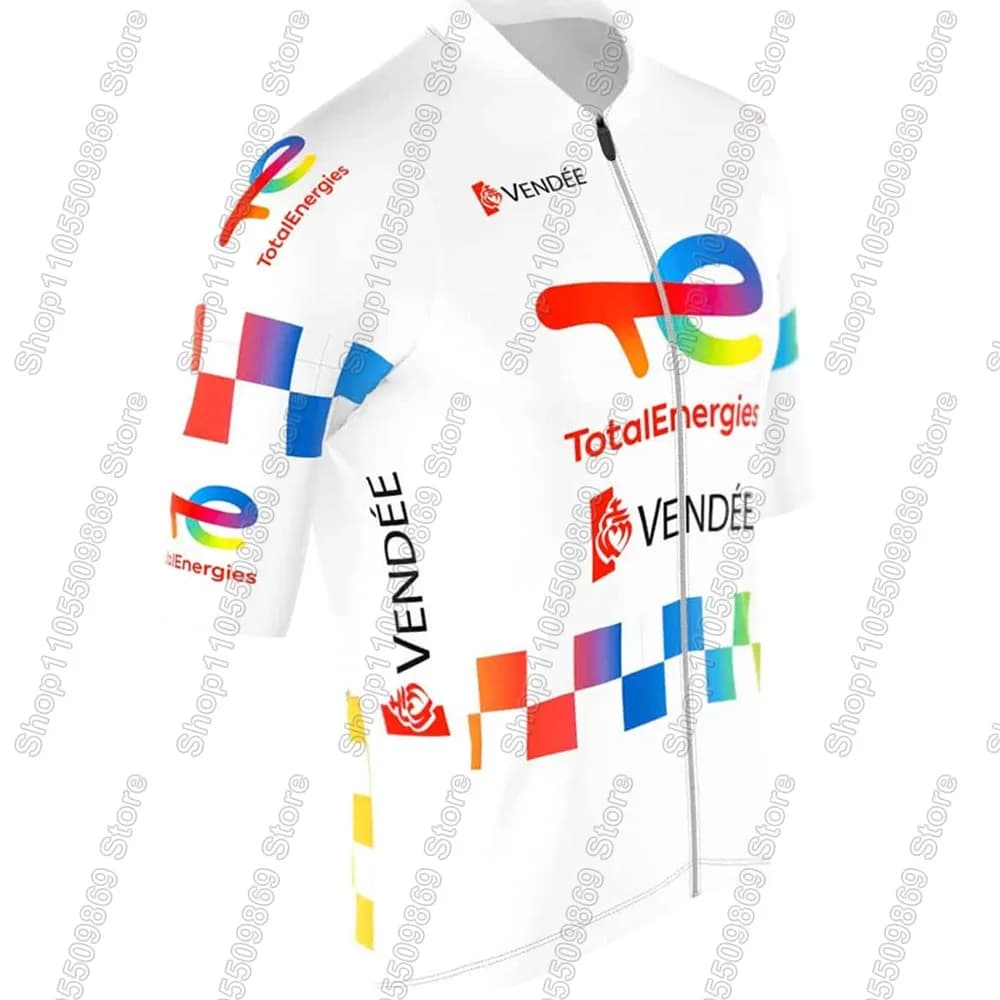 Maillot et Ensemble Cycliste Total Energies 2026 – Tenue de Cyclisme VTT et Route pour le Tour de Fr