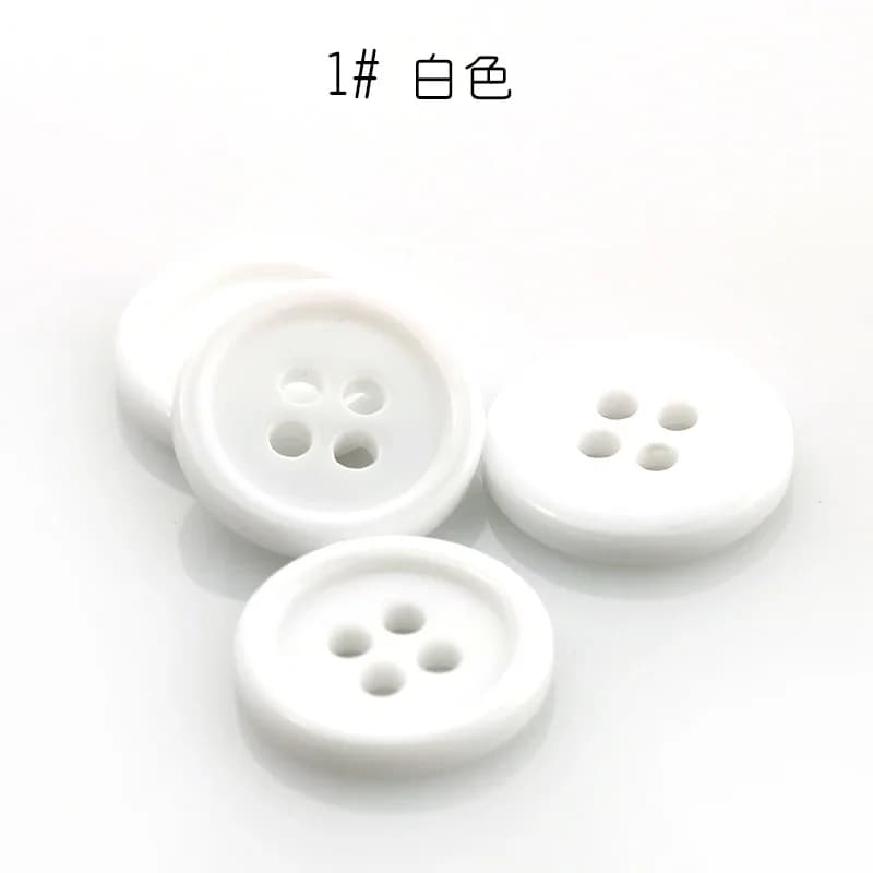 20 pièces taille: 15-25cm petits boutons ronds en résine pour vêtements couture bouton décoratif Scr