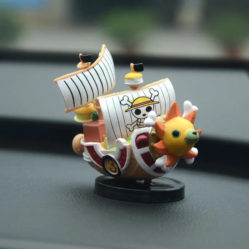 Figurine de collection de dessin animé One Piece : Bateau pirate Going Merry Thousand Sunny, grand n