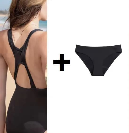 Culottes de règles et maillot de bain