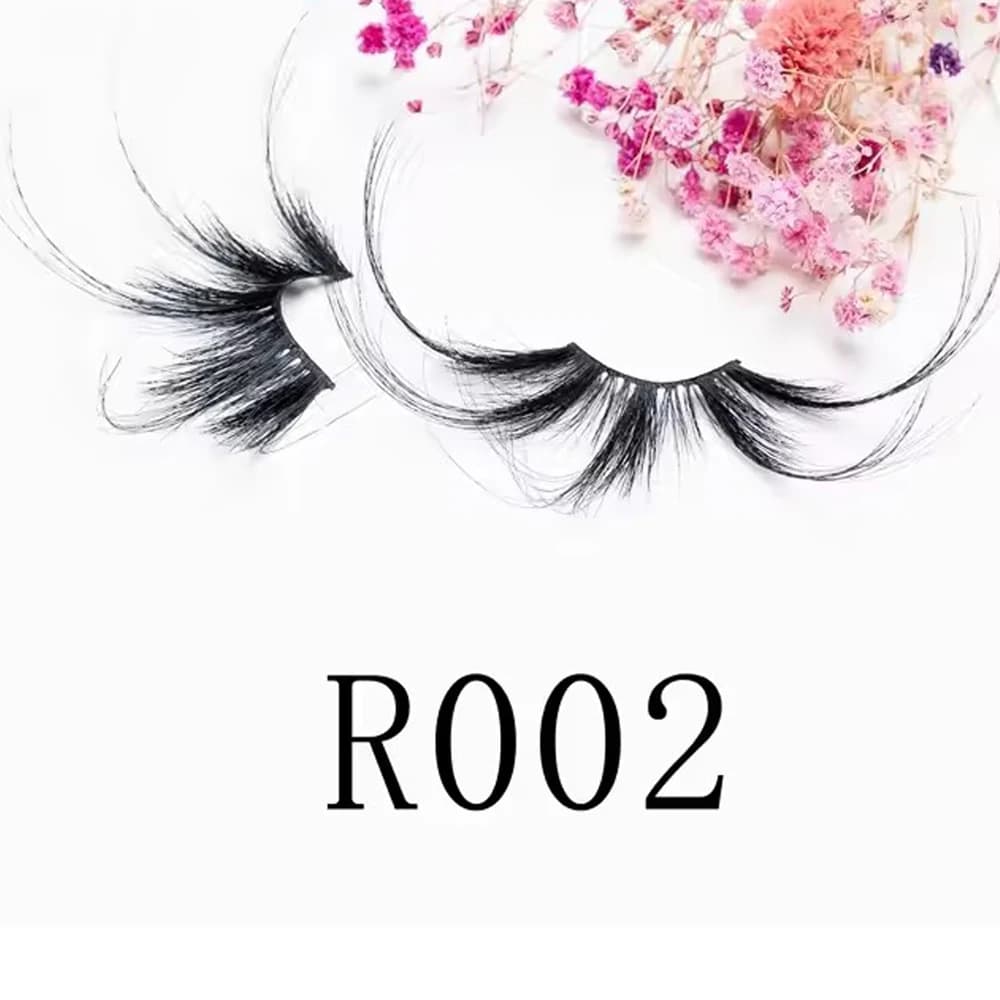 Nouvel Arrivage Cils en Vison 30mm Spectaculaires Longs Épais 3D, Cils en Bande Effilés pour Maquill