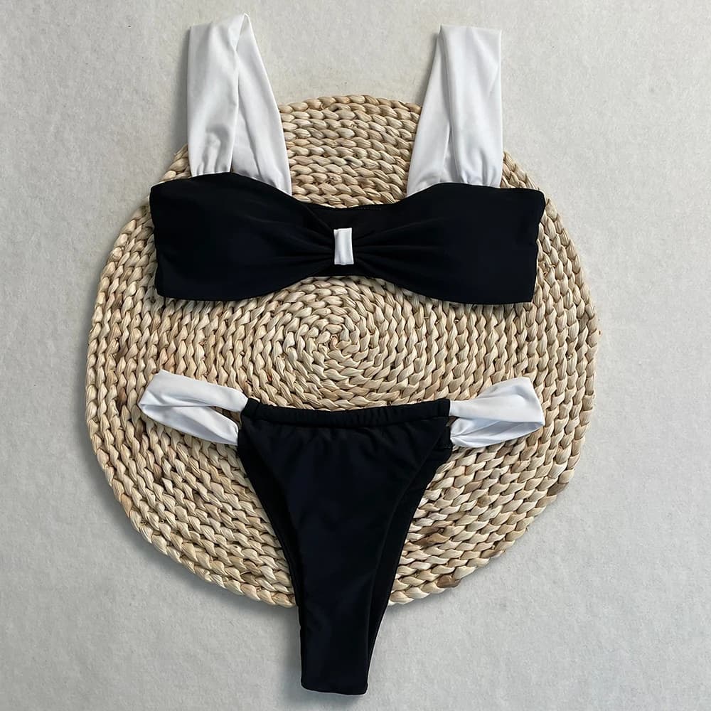 DEBAIOR noir Bikini Sexy Micro Mujer Bikini ensemble femmes maillots de bain maillot de bain pour fe
