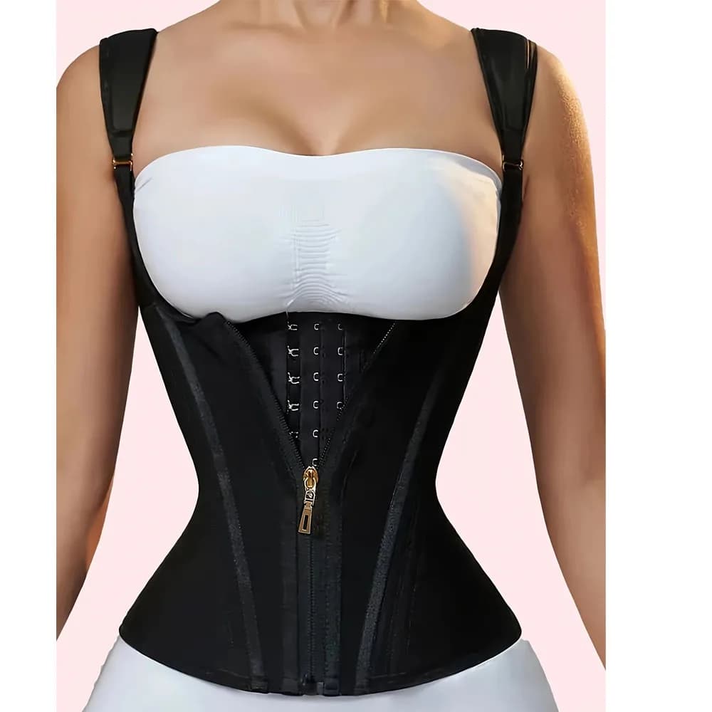 Corset de contrôle du ventre grande taille pour femmes, cintré, couverture complète du dos, avec fer