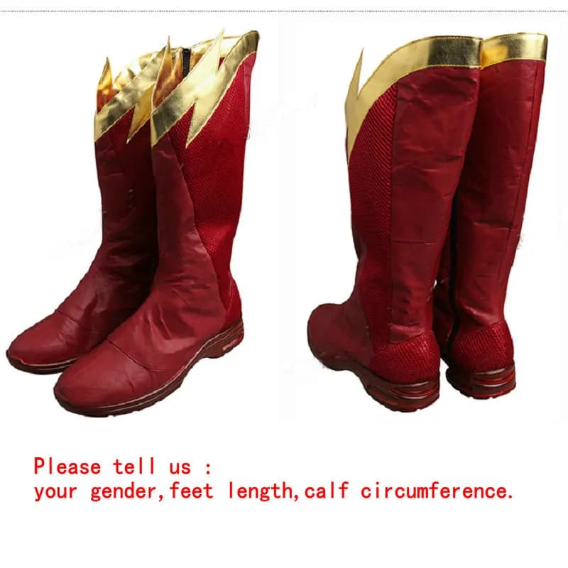 Costume de Cosplay Flash 4, taille personnalisée, avec masque