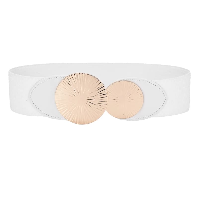 Ceinture large élastique pour femme, design à la mode, convient presque à toutes les combinaisons
