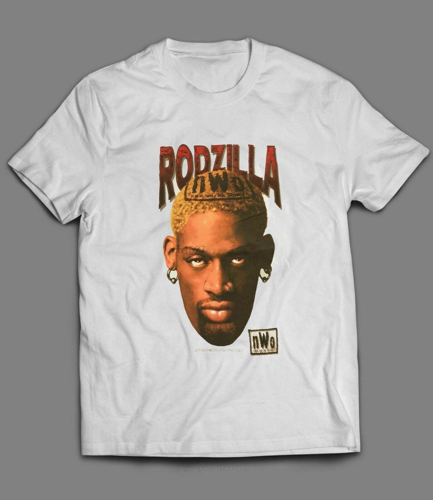 T-Shirt Vintage 90 Rodzilla Denhéritage Rodman 1Nwo Tee 1998 Taille S-5Xl coton tshirt hommes mode é