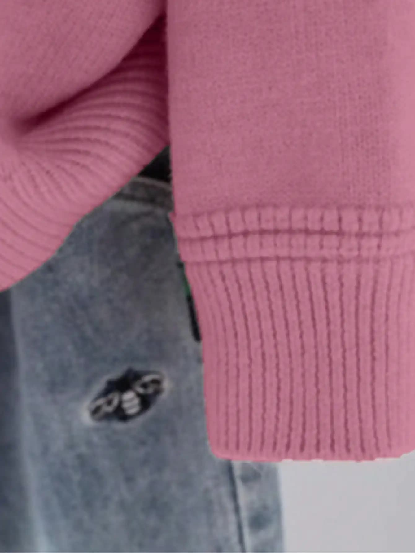 Cardigan en tricot décontracté à col rond pour femmes grandes tailles pour l'automne/l'hiver