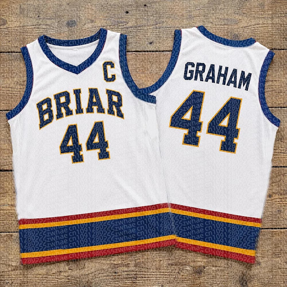 Maillot de basketball sans manches pour femme Briar University Graham 44, Maillot Off-Campus, Thème 