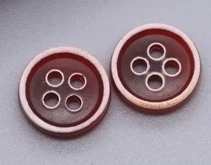 Boutons en urée colorés à quatre yeux, 11mm, 20 pièces/lot, boutons à la mode pour femmes, décoratio