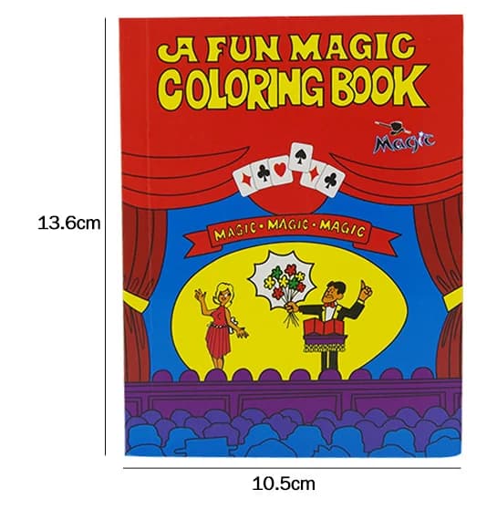 Livre de coloriage magique amusant pour enfants, petite taille, tours de comédie, accessoires de rue