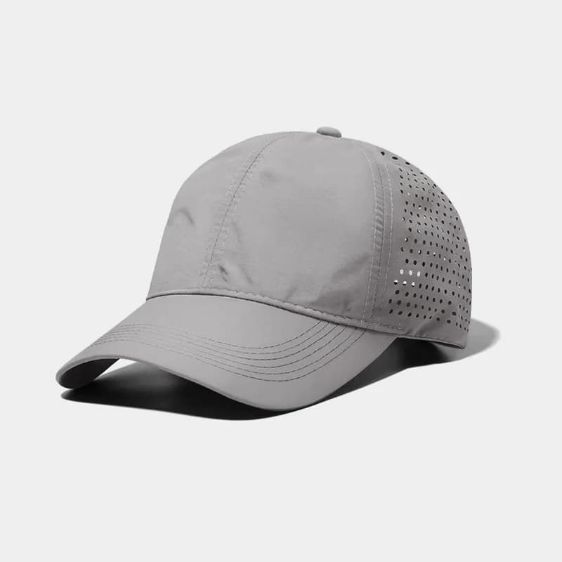 Casquette de baseball grande taille pour homme, été, coton, maille respirante, séchage rapide, snapb