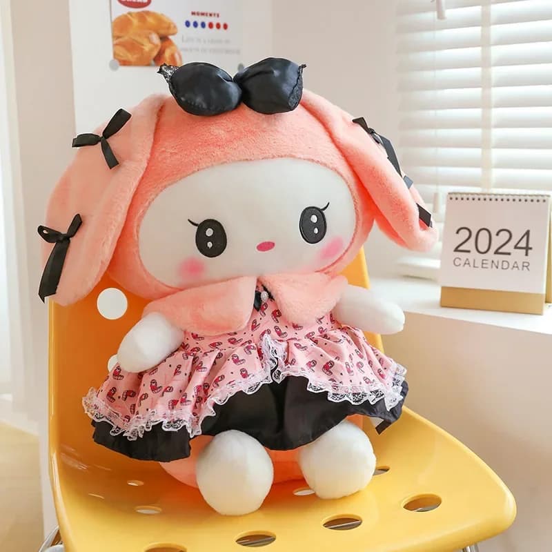 50/60 cm grande taille Kawaii Sanrio dessin animé Kuromi ma mélodie jouets en peluche peluches poupé