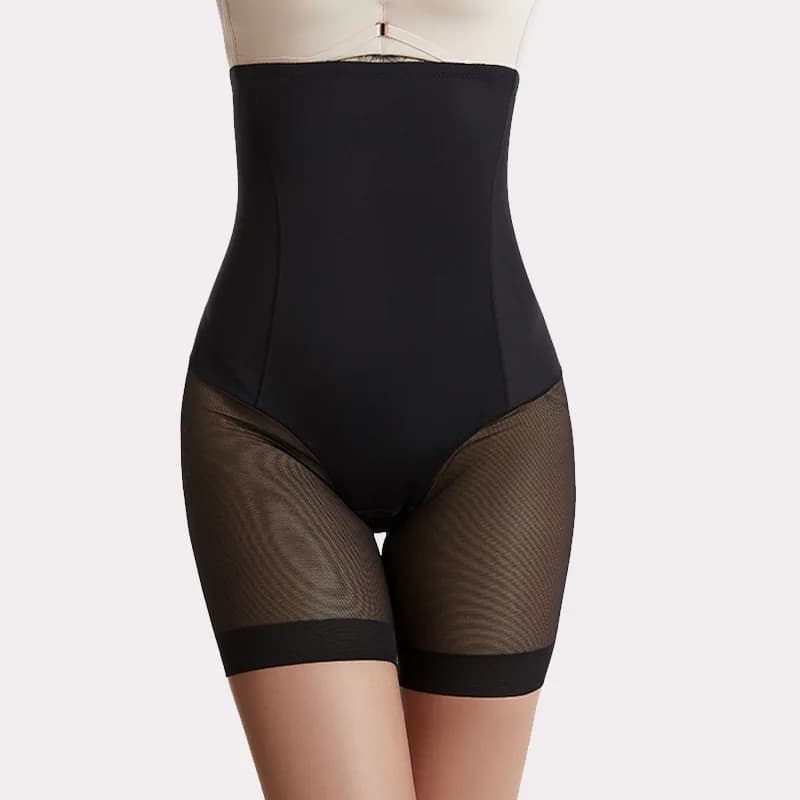 Sous-pantalon sexy en tissu élastique pour femmes, soutien de la taille haute, resserrement du ventr
