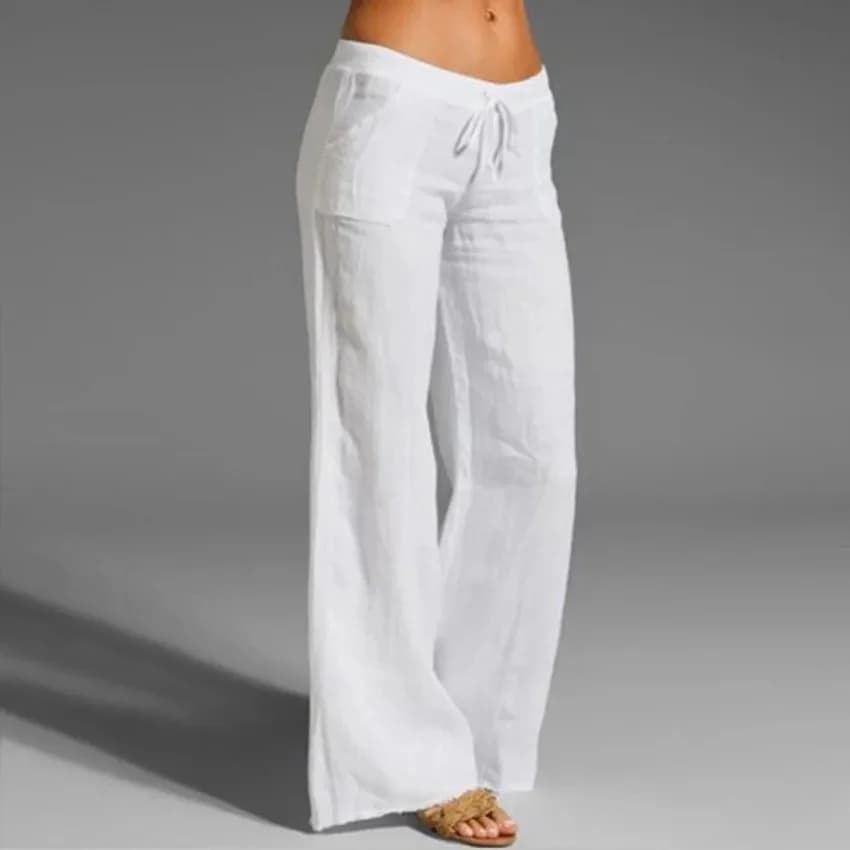 Amazon Best Seller Nouveaux bas de cloche taille haute pour femmes Pantalons décontractés en coton e