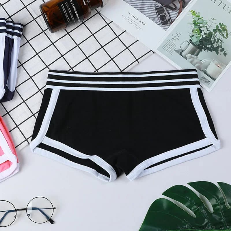 Boxer taille basse pour femme, sous-vêtement confortable et respirant, pantalon pour femme, InDispen
