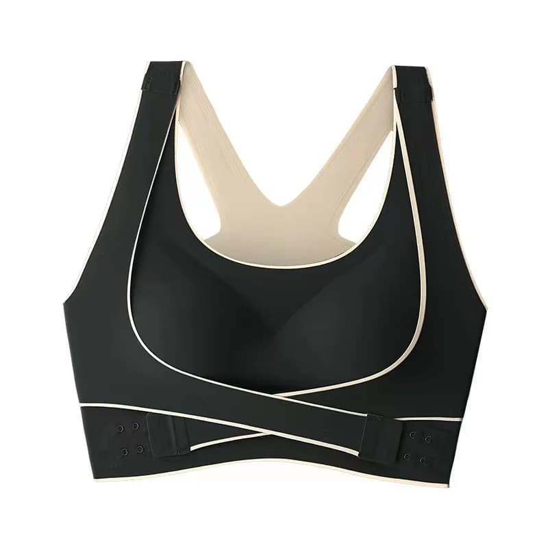 Soutien-gorge sans couture à boucle avant grande taille pour femme, sans armatures, fin, légèrement 