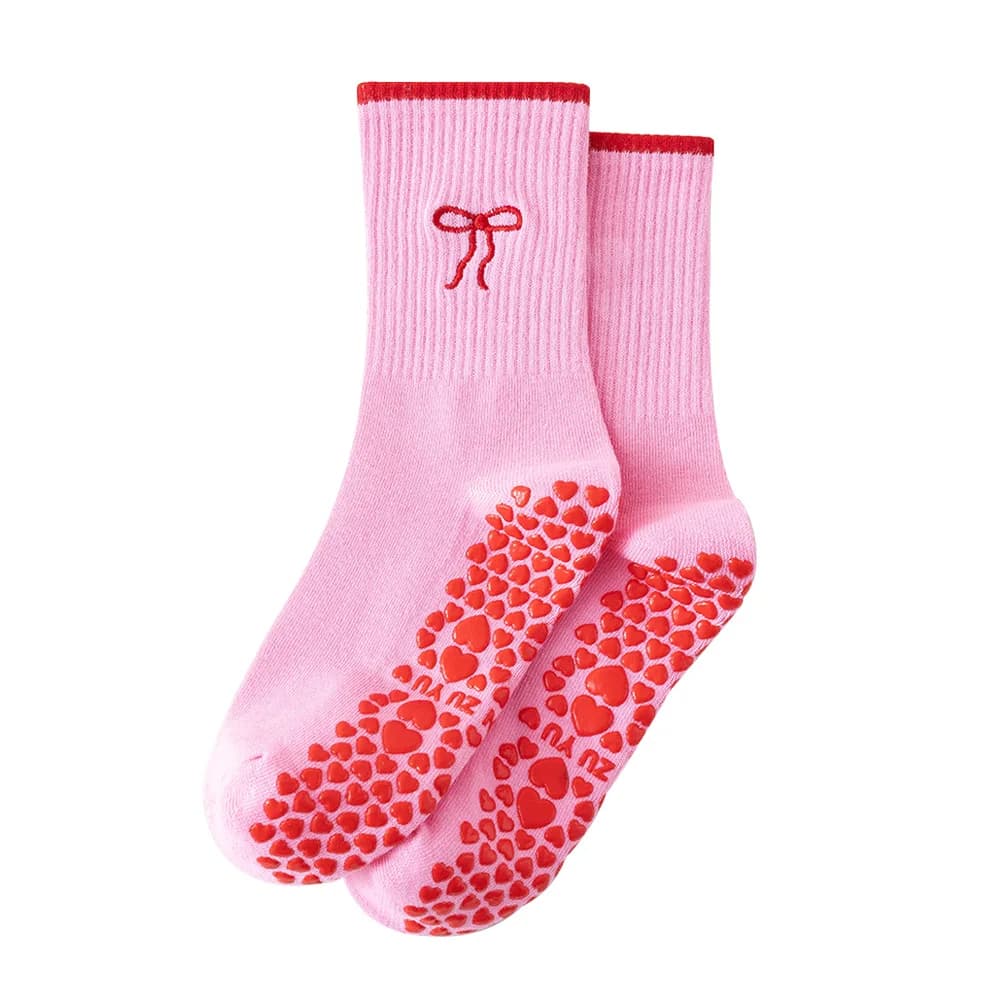 Taille européenne 36-43 1 paire tricoté brodé Yoga Fitness Pilates sport Silicone fond antidérapant 