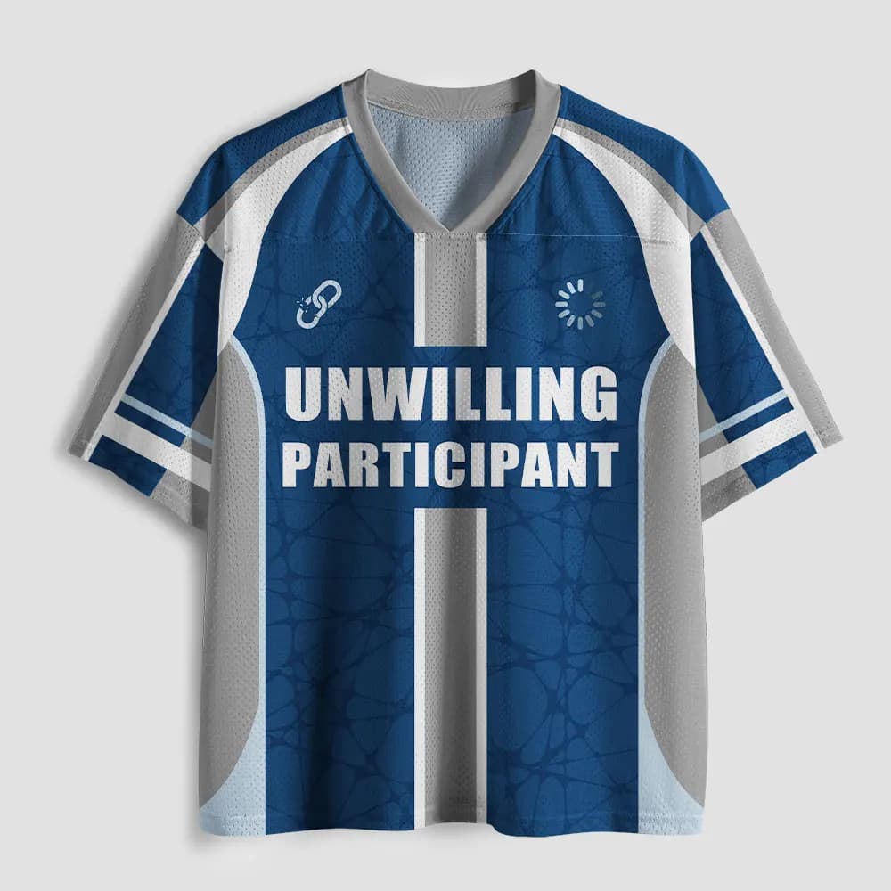 T-shirt décontracté unisexe en maille à manches courtes avec slogan amusant, motif géométrique et po