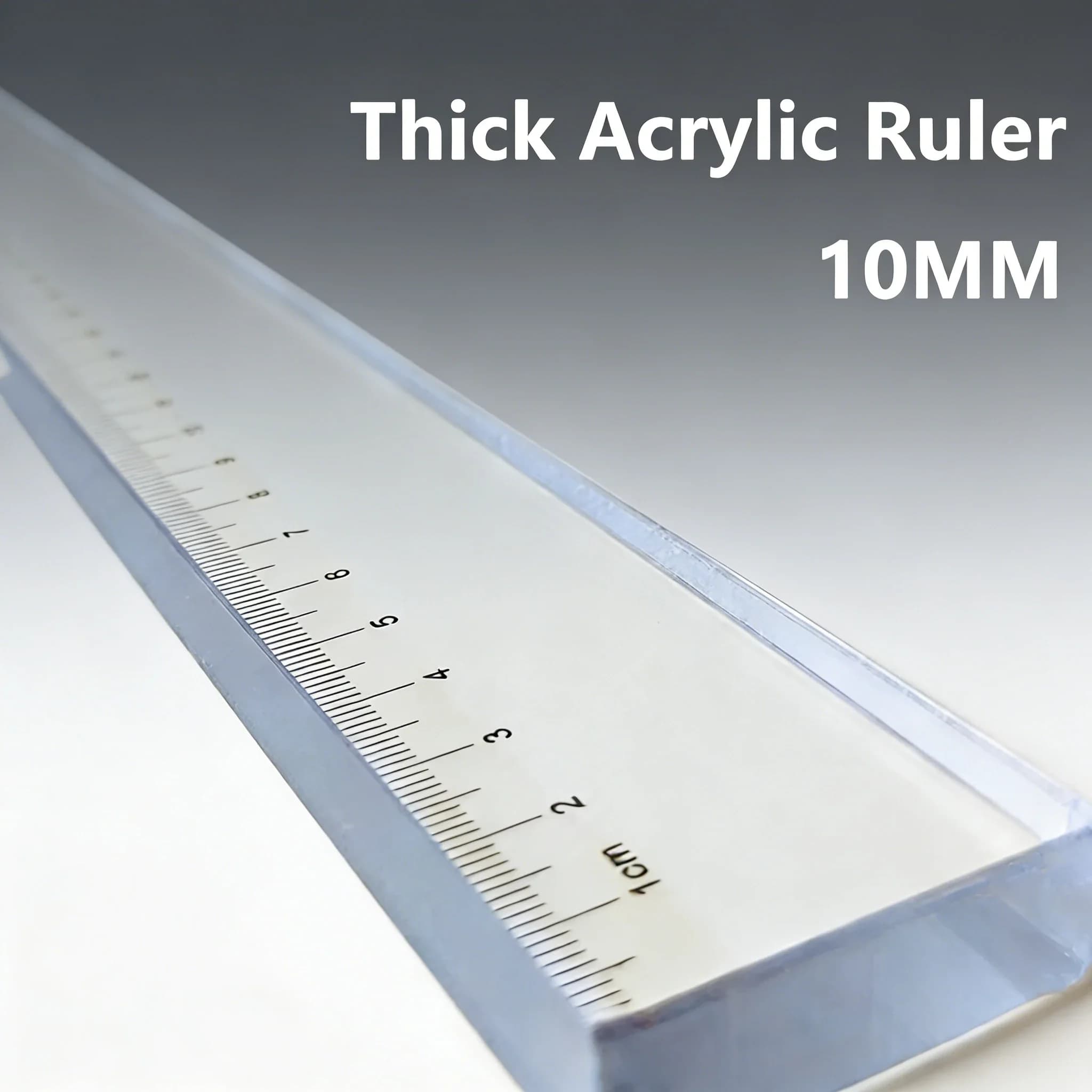 20/30/50cm |   Règle en acrylique transparente de 10 mm d'épaisseur |   Échelle d'architecte de qual
