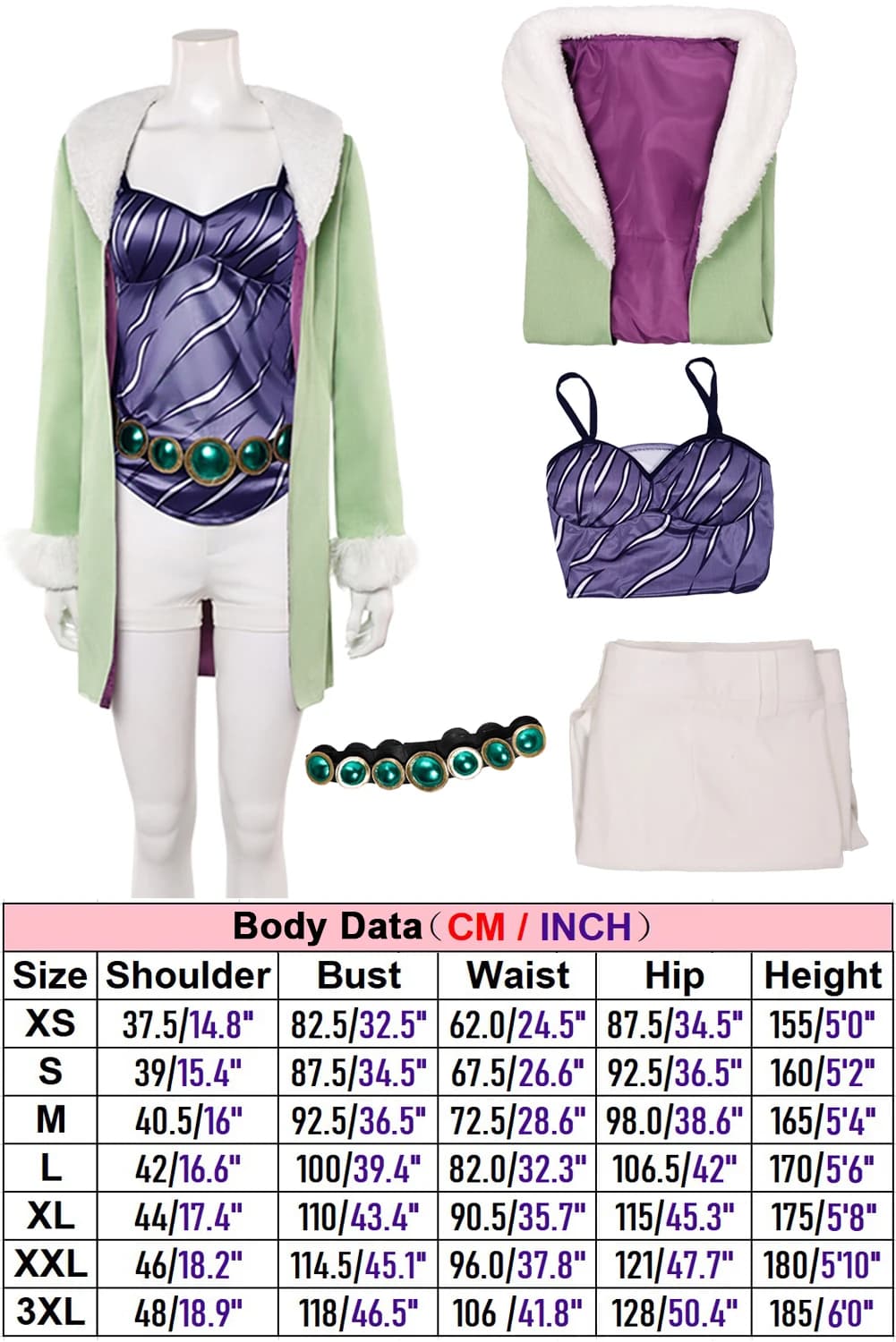 Costume de Cosplay Fantasia Pirate Miss Nefertari Vivi 2026 – Tenue de Pirate pour Femme inspirée de