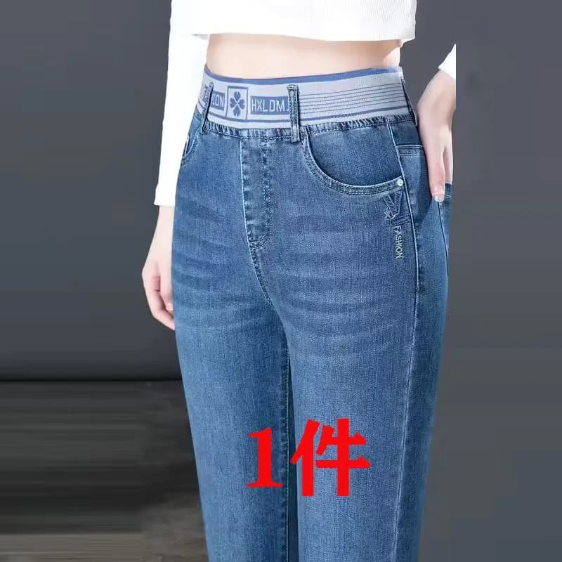 Coréen grande taille 36 jean droit femmes Casaul Vintage Denim pantalon rétro pantalon taille haute 