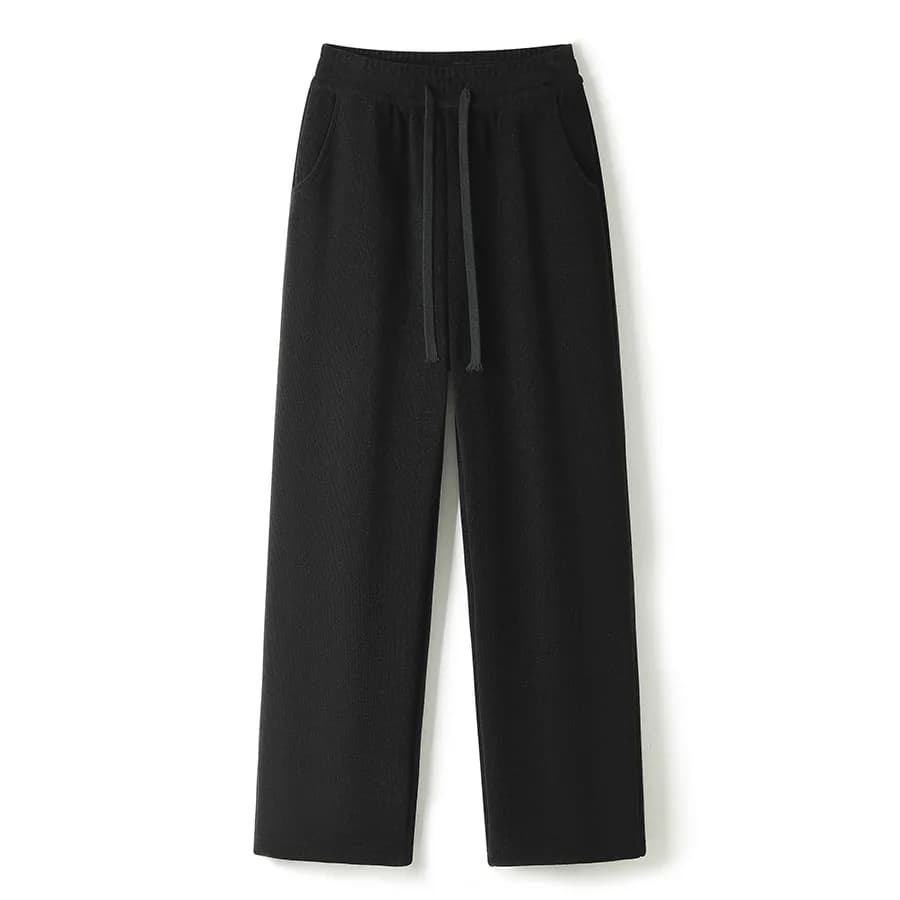 Sherpa – pantalon à jambes larges pour femme, taille haute, décontracté, ample, droit, nouvelle coll