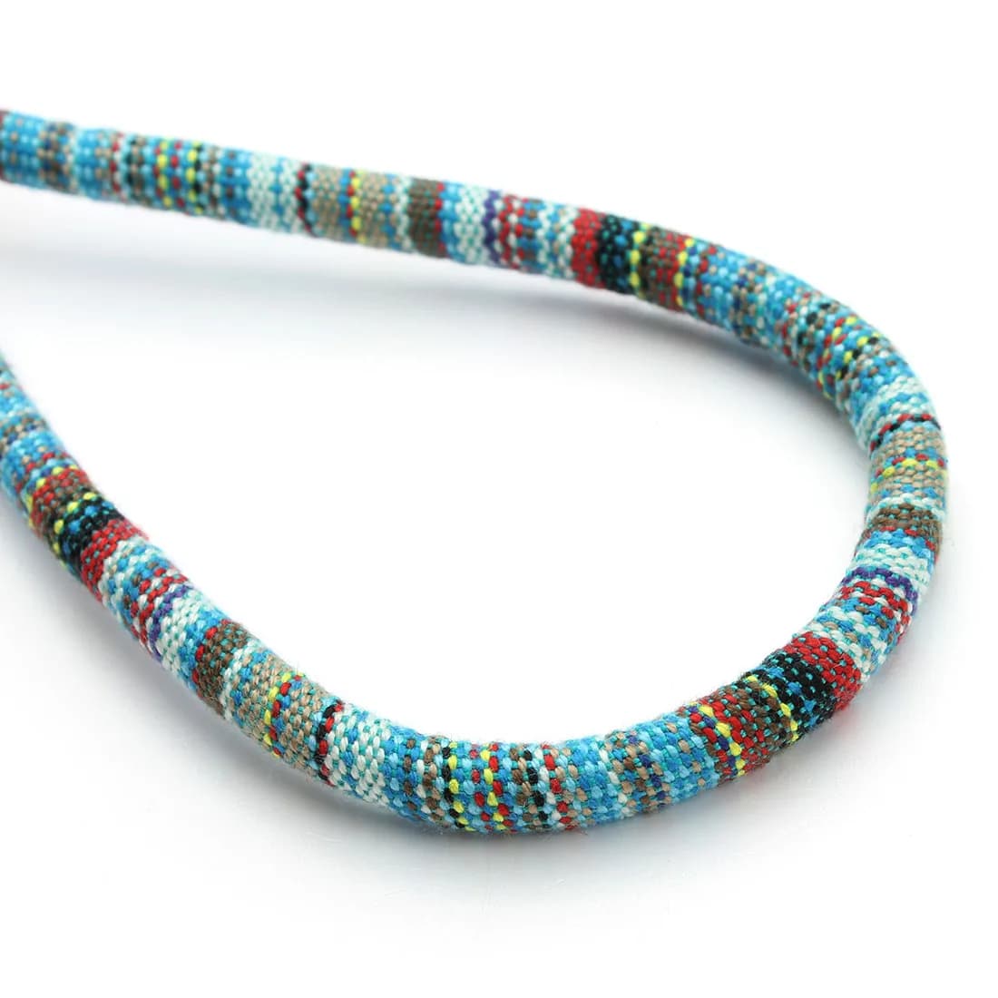 Cordons ronds en coton de 5 mètres/lot, corde de Style ethnique colorée faite à la main pour la fabr
