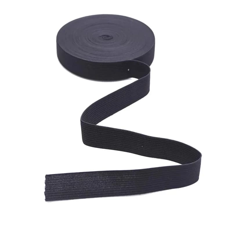 40 mètres couture bande élastique lourde extensible haute élasticité tricot bande élastique pour cou