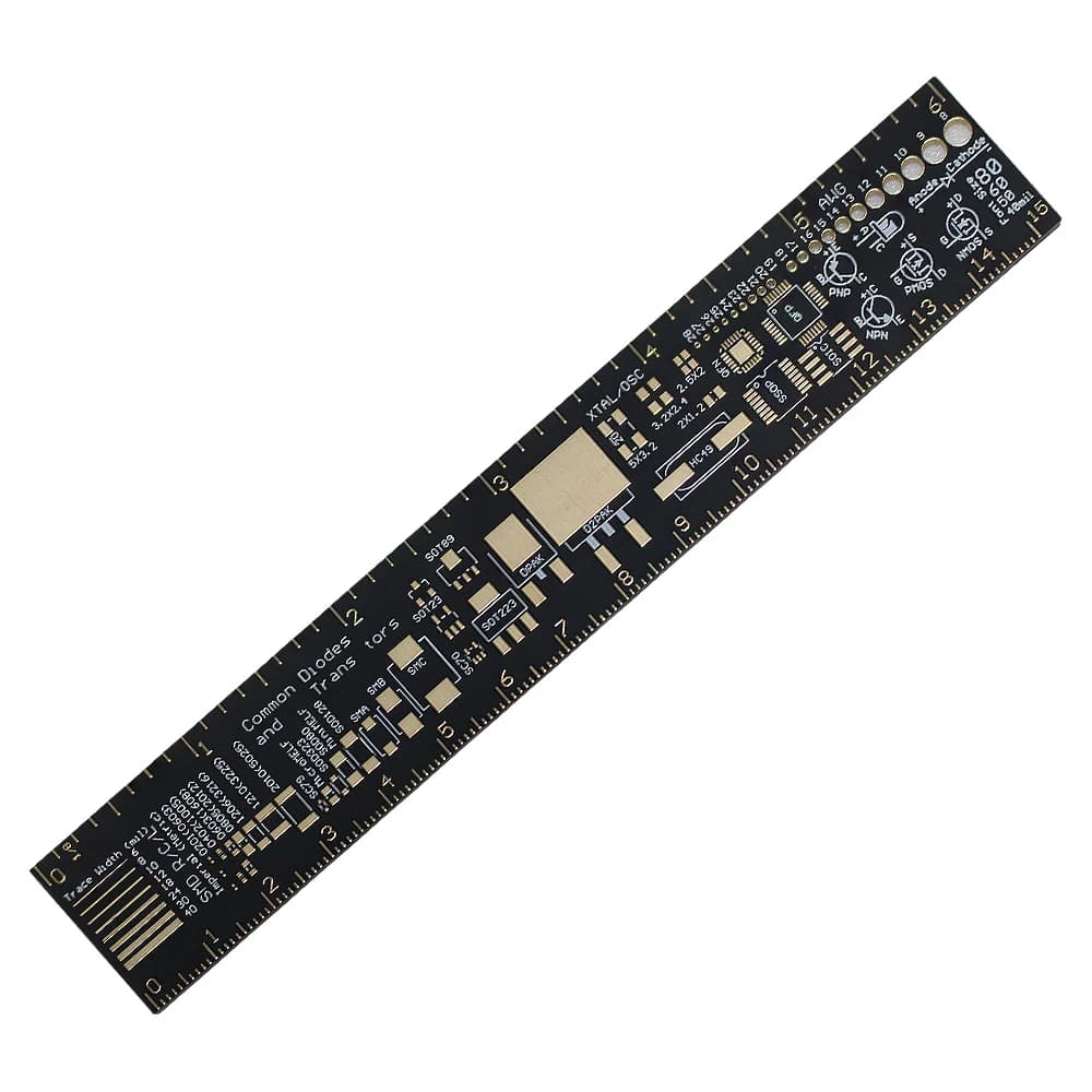 Règle PCB 15CM 20CM 25CM, outil de mesure multifonctionnel, puce de condensateur de résistance IC SM