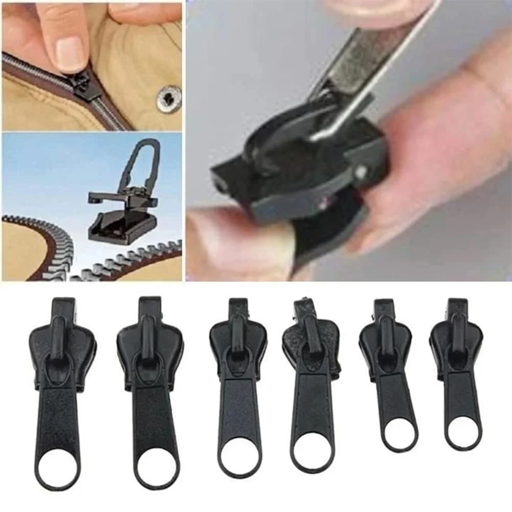 Kit de réparation de fermeture éclair universelle, 3 tailles, remplacement de curseur de fermeture é