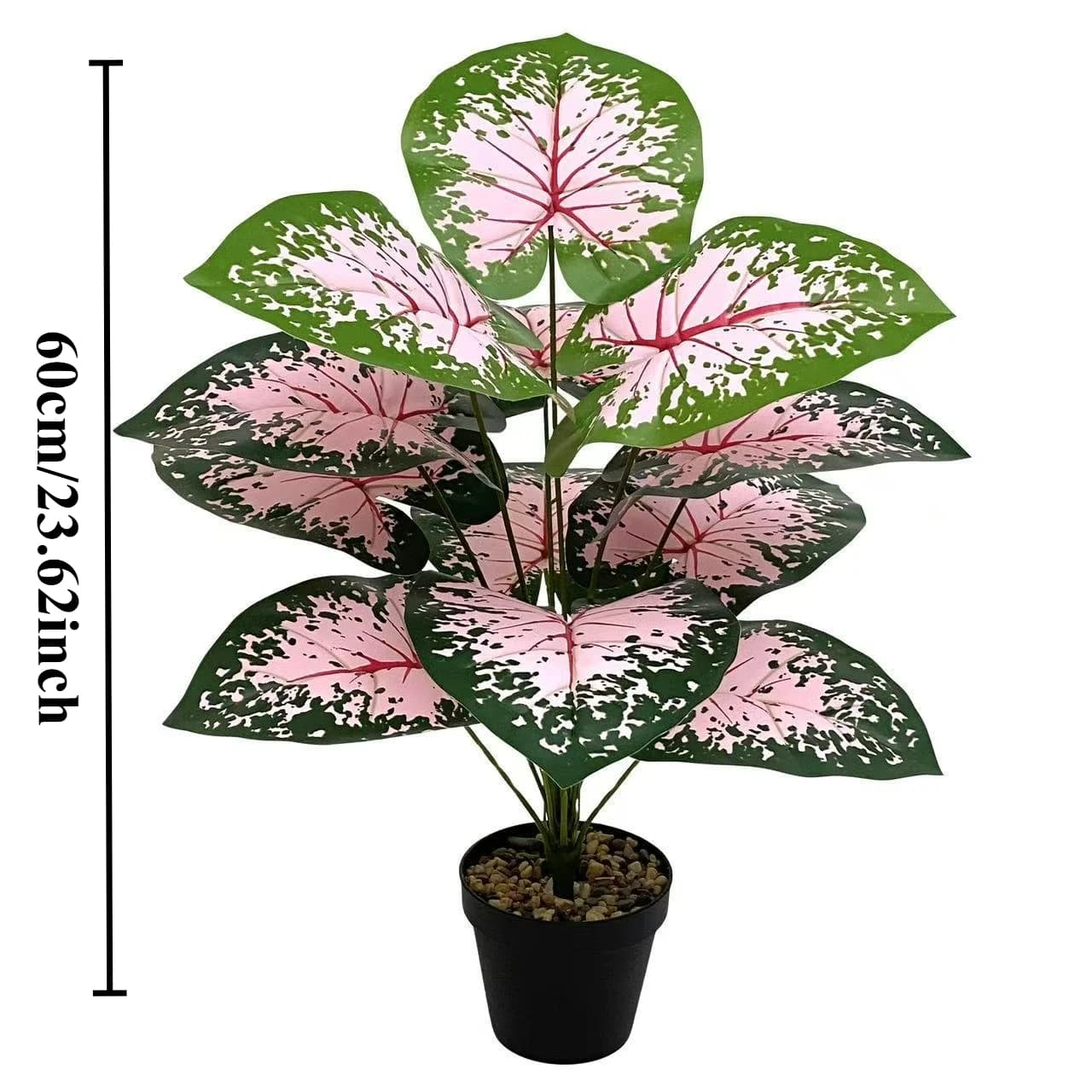 Palmiers paon rose, plantes artificielles décoratives de Style nordique, pour intérieur et extérieur