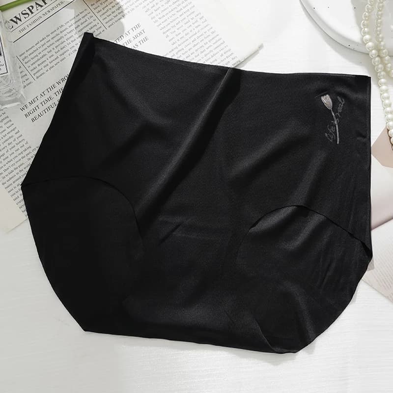 Culotte Invisible sans Couture pour Femme, Sous-Vêtement Ultra-Mince, Taille Haute, Couleur Unie, Co