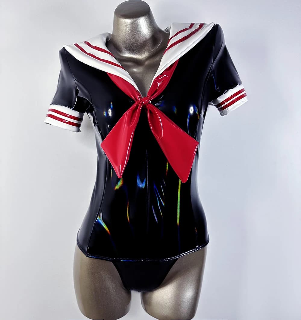 Costume de marin une pièce personnalisé, maillot de bain coloré, combinaison de performance, exposit
