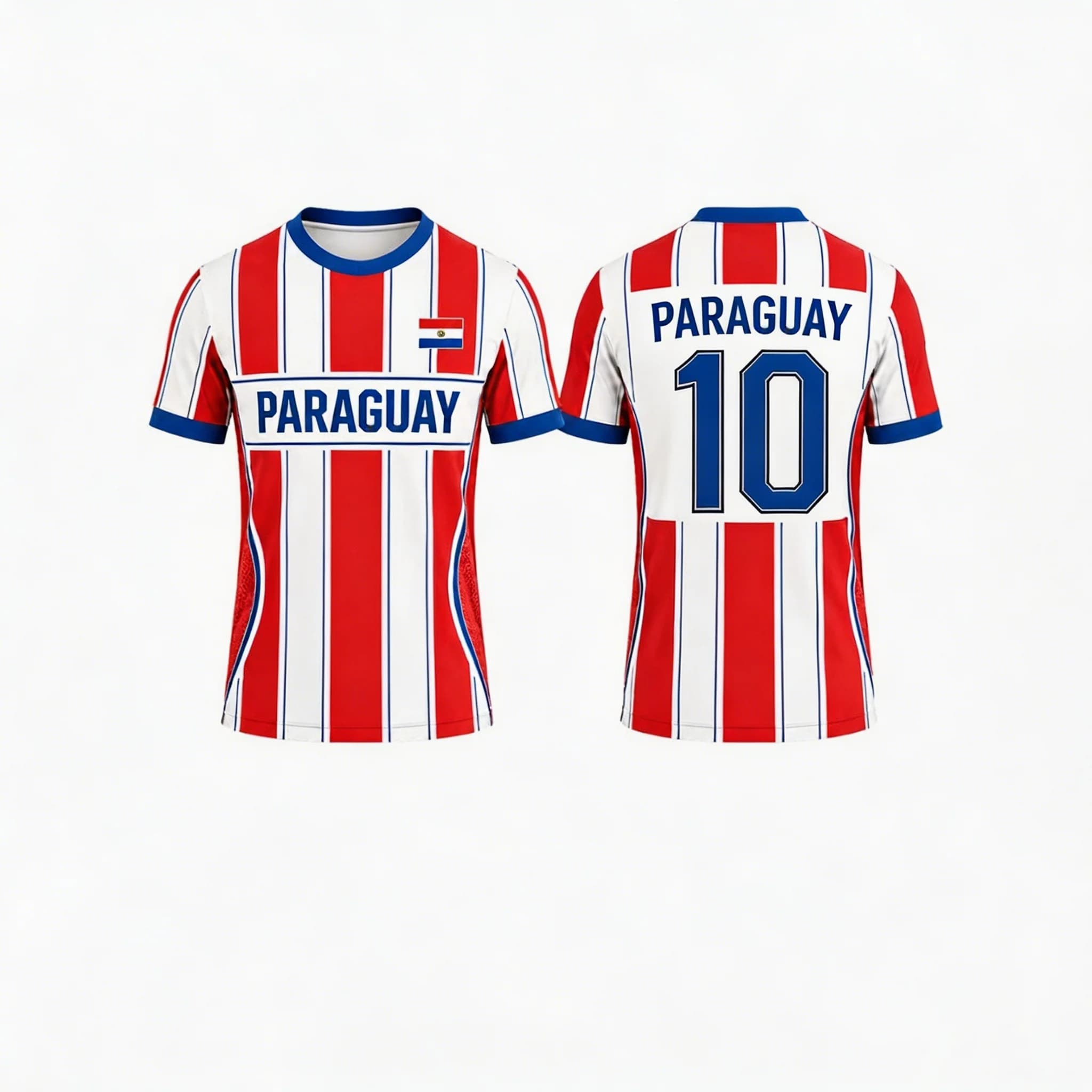 Maillot de football Paraguay 2026 – Maillot de supporter pour adulte, jeune et enfant – T-shirt de s