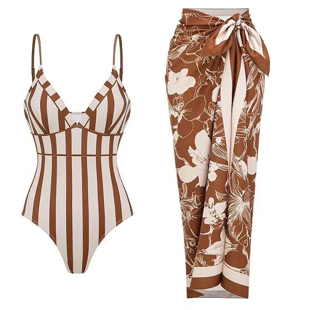 Nouveau 2026 Lot de 2 Maillots de bain une pièce bandeau sexy pour femme, effet push-up, coupe haute