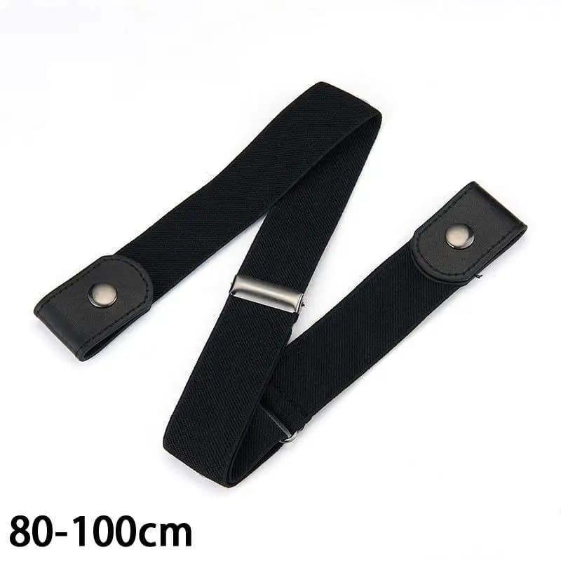 Ceinture élastique réglable et extensible, ceinture invisible sans boucle pour femmes et hommes, pou