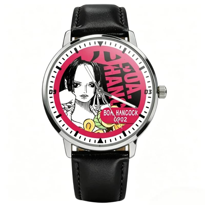 Montre analogique à quartz pour étudiant, design mignon et original, inspirée des personnages de One