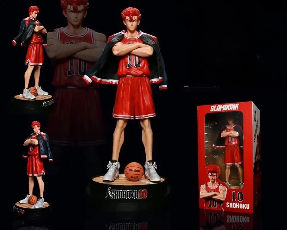 33 cm Anime Slam Dunk Sakuragi Kamihiko Hida Hidetora Akimoto Sanichi basket-ball Match Cager figuri