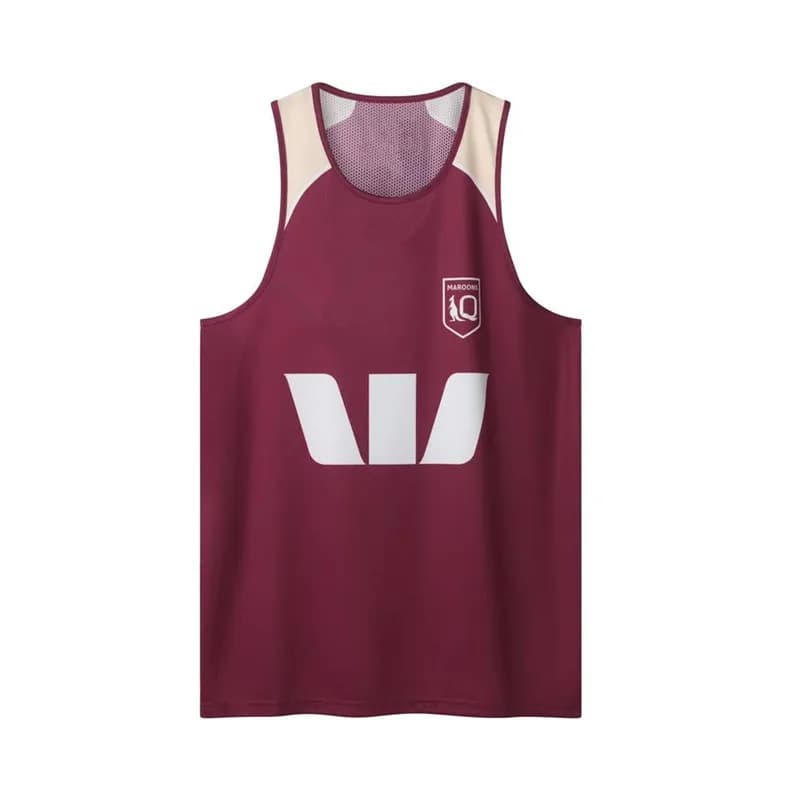 Maillot d'entraînement indigène Harvey Norman pour hommes QLD Maroons 2026, maillot de rugby, taille
