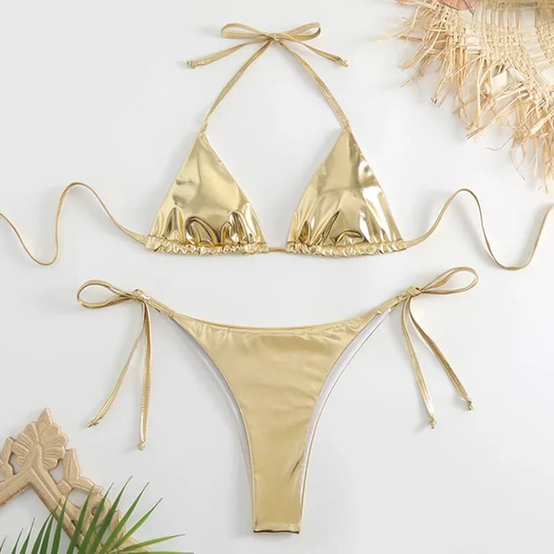 Sexy Brozing or Bikinis ensembles femmes Push Up Micro Bikini maillot de bain 2025 brésilien plage m