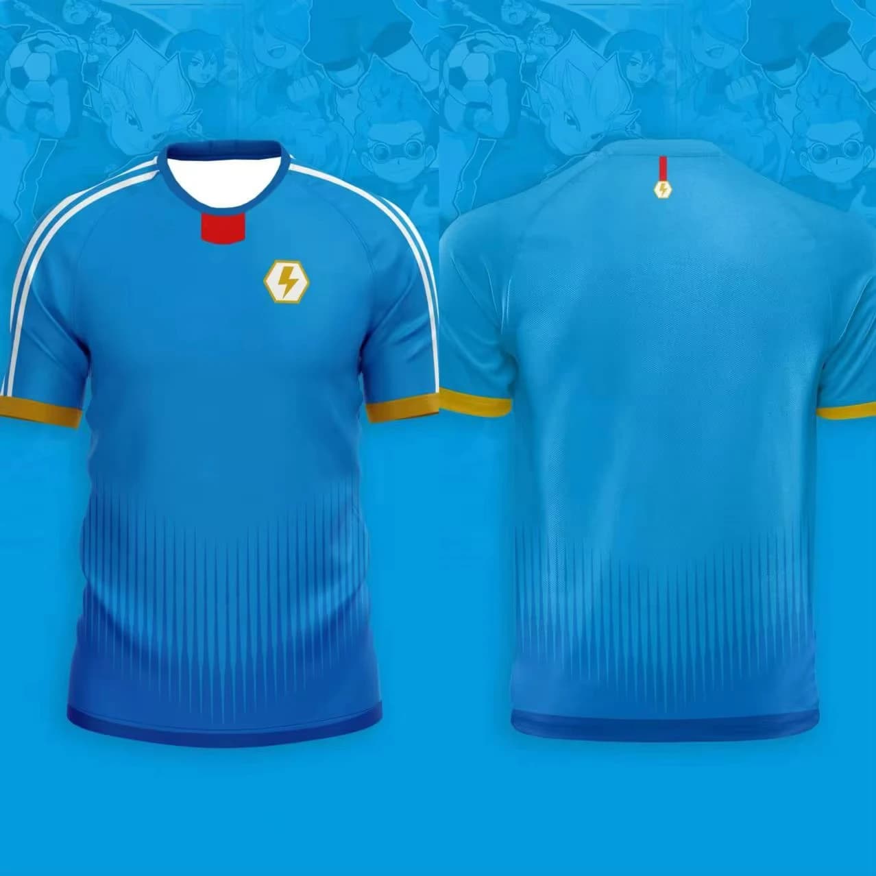 Jersey Anime Football Inama onze Joint impression 3D T-shirt hommes femmes mode surdimensionné à man