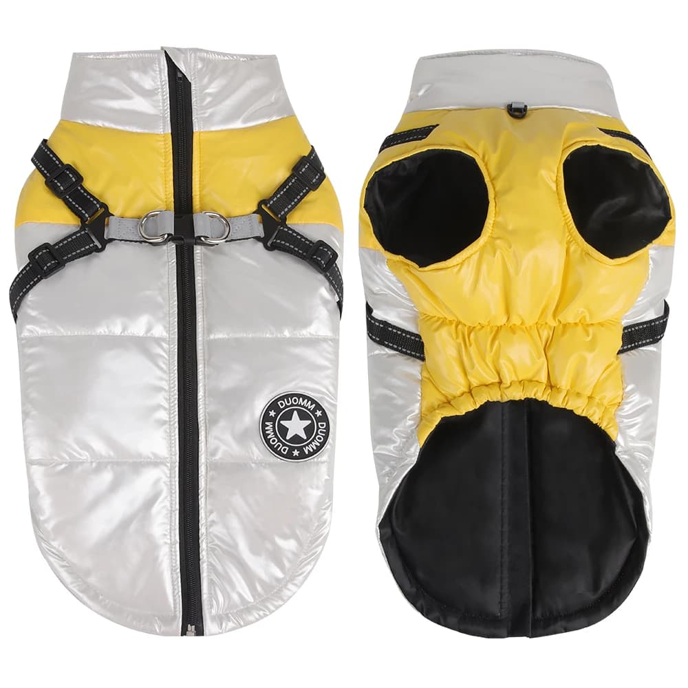 Manteau pour chien Yorkshire avec harnais, vêtements chauds d'hiver pour petits chiens, Chihuahua, v
