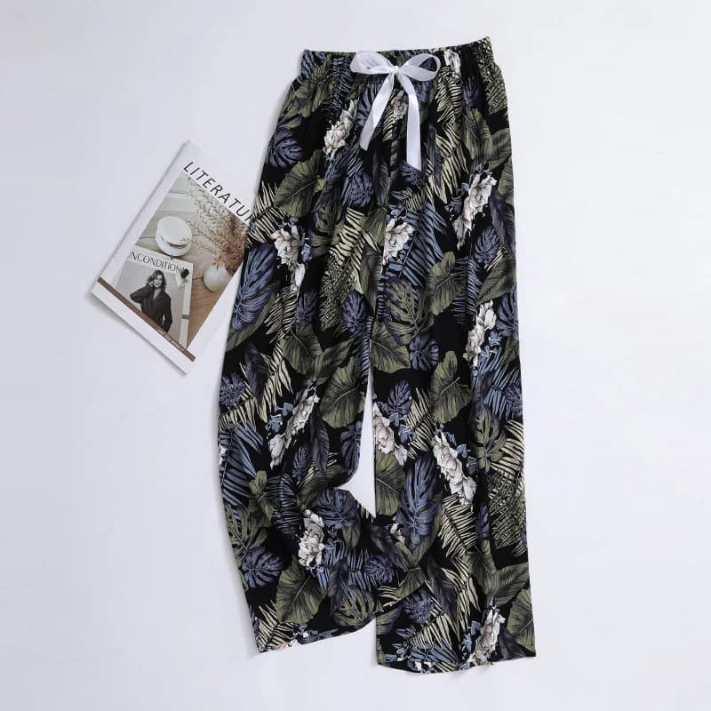 Pantalon Harem Décontracté Ample pour Femme, Taille Élastique, Confortable, Idéal Plage et Été, Nouv