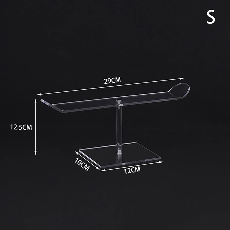 Support de bandeau transparent en acrylique, présentoir détachable pour colliers et bracelets, barre