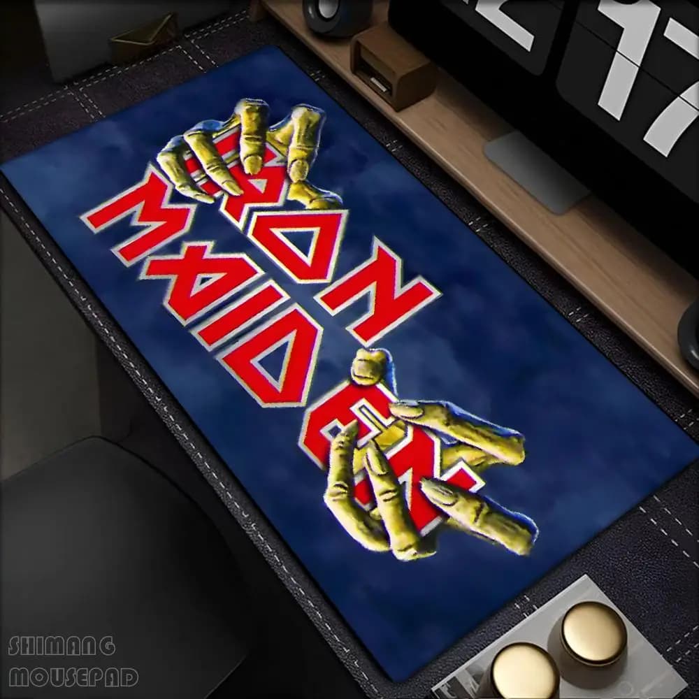 Tapis de souris I-iron Maiden, magnifique et cool, avec motif d'anime, taille adaptée aux joueurs de
