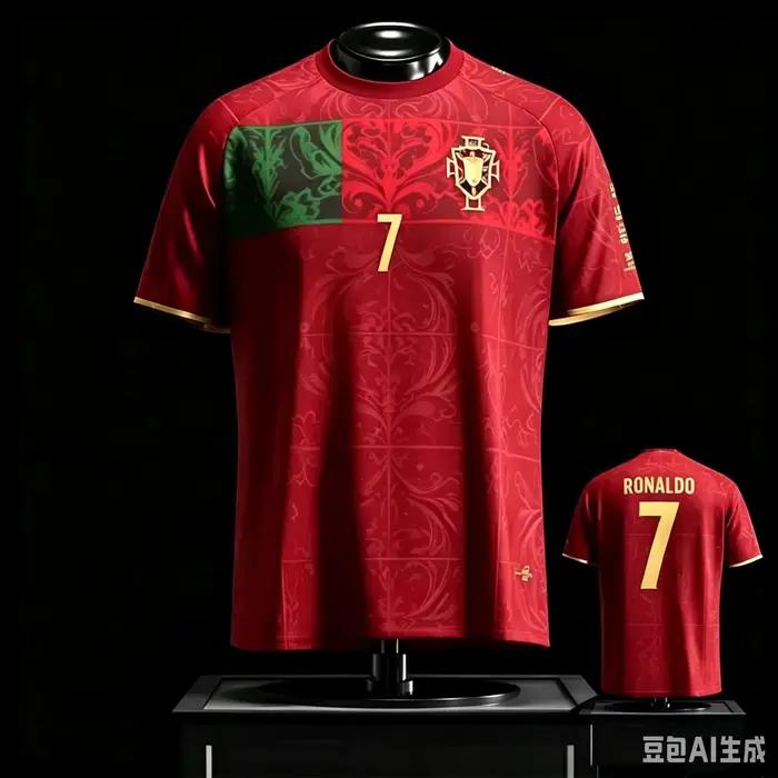 Nouveau Maillot/T-shirt Commémoratif Cristiano Ronaldo 2026 — Équipe du Portugal, Hauts de Sport et
