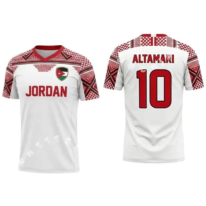 Style sportif ethnique moderne Jordan No. 10 Maillots de football respirants d'été pour hommes, femm