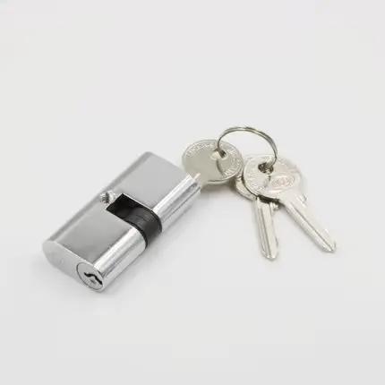 Noyau de serrure de porte intérieure, intercalaires de serrure à cadran unique, trou OB en verre, no